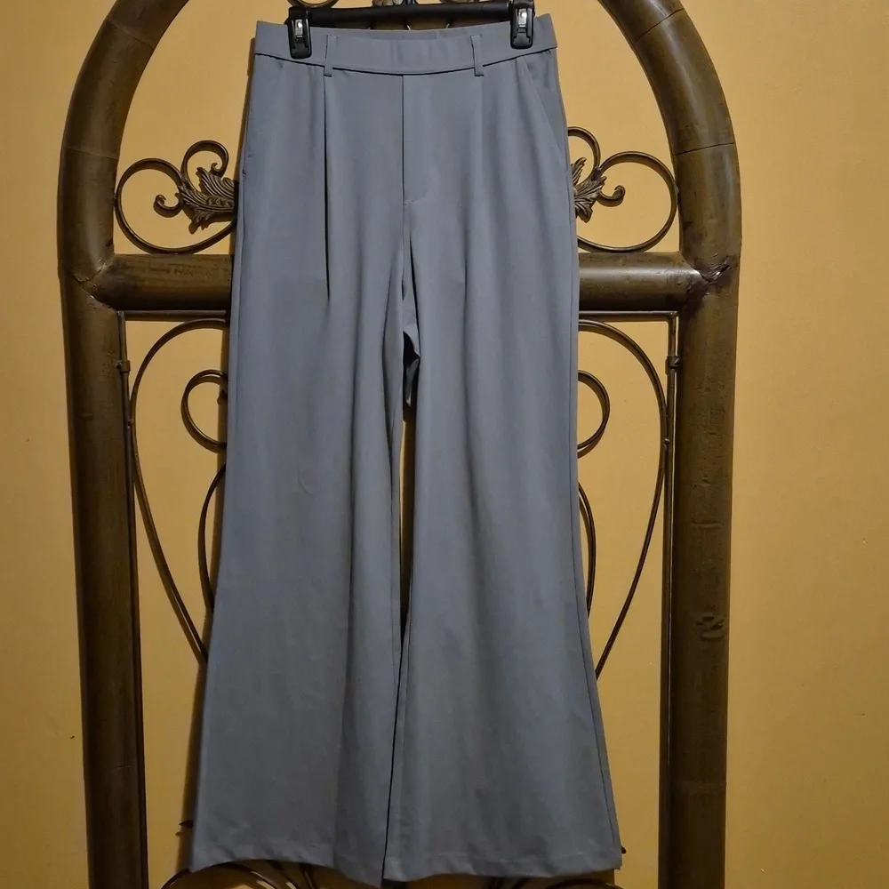 Halara Flare Wide Leg Trouser Pants M - Picture 2 of 7